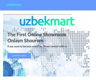 Uzbekmart.com(The first online showroom in Uzbekistan) Screenshot