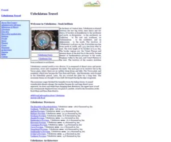 Uzbektravel.com(Uzbekistan Travel) Screenshot