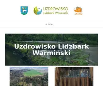 Uzdrowiskolidzbarkwarminski.pl(Uzdrowisko) Screenshot