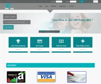 Uzervoice.com(Uzervoice) Screenshot