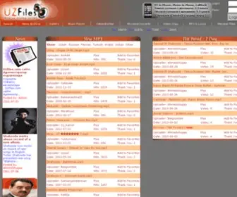 Uzfiles.com(Uzbek Music) Screenshot