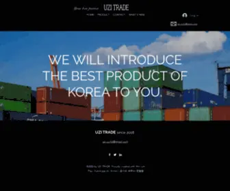 Uzitrade.org(Korea goods) Screenshot