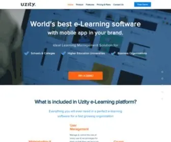 Uzity.com(Best eLearning Software & Platform) Screenshot