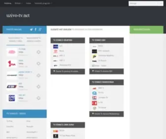 Uzivo-TV.net(TV uzivo preko interneta) Screenshot