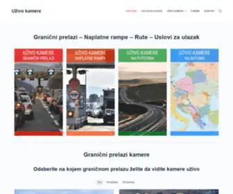 Uzivokamere.com(Granični prelazi) Screenshot