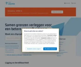 Uzleuven.be(UZ Leuven) Screenshot