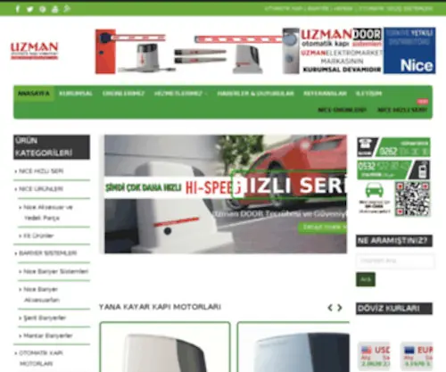 Uzmanelektromarket.com(Otomatik kapı sistemleri) Screenshot