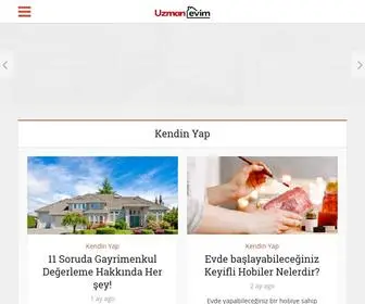 Uzmanevim.com(Ev Dekorasyonunun Adresi) Screenshot