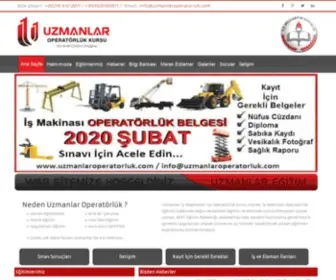 Uzmanlaroperatorluk.com(Uzmanlar) Screenshot