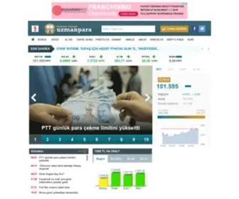 Uzmanpara.com(Türkiye'nin) Screenshot