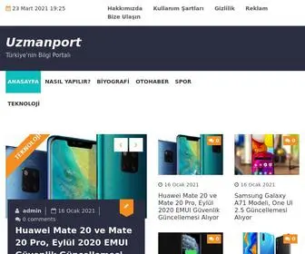 Uzmanport.com(Türkiye'nin Bilgi Portalı) Screenshot