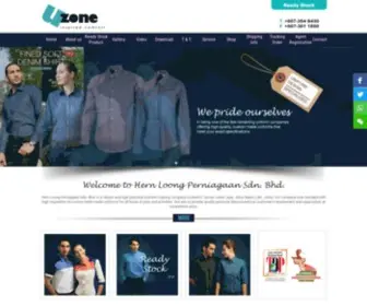 Uzone.com.my(Uniform Supplier Johor Bahru) Screenshot