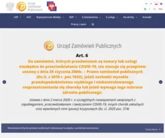 UZP.gov.pl(Strona główna) Screenshot