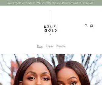 Uzurigold.com(Uzuri Gold) Screenshot