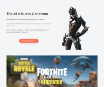 V-Bucksfreegenerator.com(Our generator) Screenshot