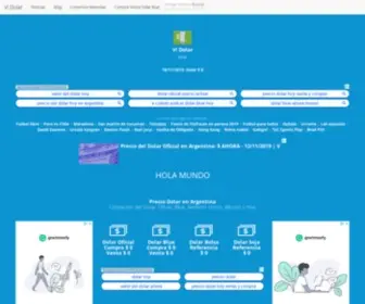 V-Dolar.com.ar(Precio del Dolar en Argentina HOY) Screenshot