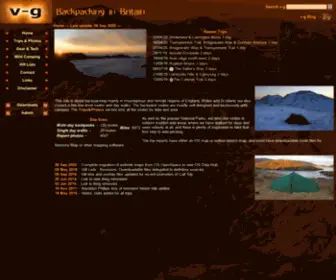 V-G.me.uk(V-g Backpacking in Britain) Screenshot