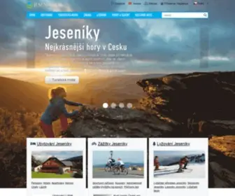 V-Jesenikach.cz(Jeseníky jako na dlani) Screenshot