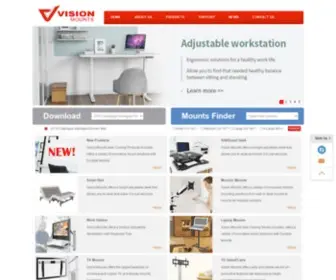 V-Mounts.com(Qidong Vision Mounts Manufacturing Co) Screenshot