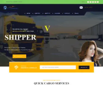 V-Shippers.com(COURIER & SECURITY) Screenshot