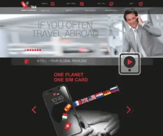 V-Tell.com(International operator) Screenshot