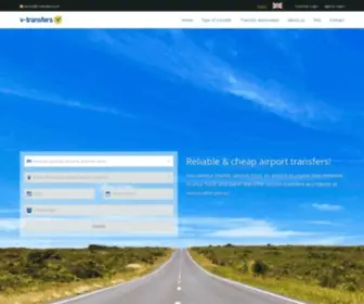 V-Transfers.com(Cheap airport transfers for your holidays) Screenshot
