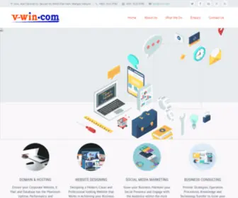 V-Win.com(Web Design and Hosting) Screenshot