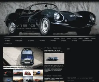 V12-GT.com(V12 GT Voitures et automobiles de luxe et de prestige GT Sport) Screenshot