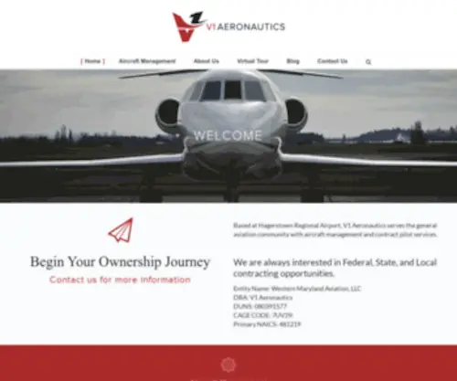 V1Aeronautics.com(V1 Aeronautics) Screenshot