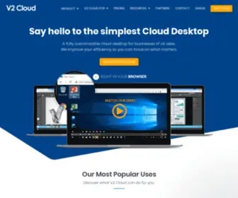 V2Cloud.com(V2 Cloud) Screenshot