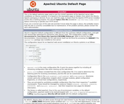 V2IPTV.com(Apache2 ubuntu default page) Screenshot
