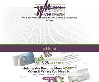 V2VMS.com(V2V Medical Practice Management Consulting) Screenshot