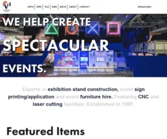 V3.co.nz(Event Exhibition Services) Screenshot