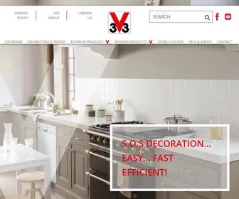 V33.co.uk(V33 paint and renovation wood products) Screenshot