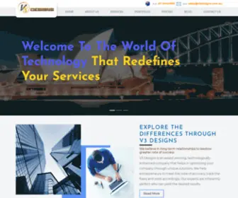 V3Designs.com.au(V3 Designs Australia) Screenshot
