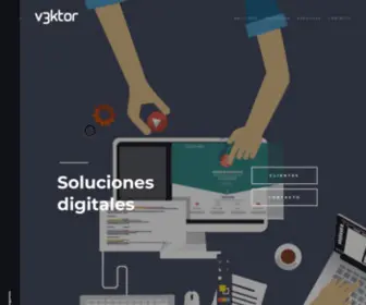 V3Ktor.com.ar(V3ktor Soluciones Digitales) Screenshot