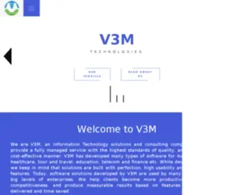 V3M.in(V3M Technologies is a Gurugram (Delhi NCR)) Screenshot