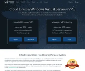 V3Next.com(Cloud Virtual Server (VPS) Provider) Screenshot