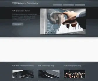 V7N.com(V7N Network Web Development and Internet Marketing Community) Screenshot