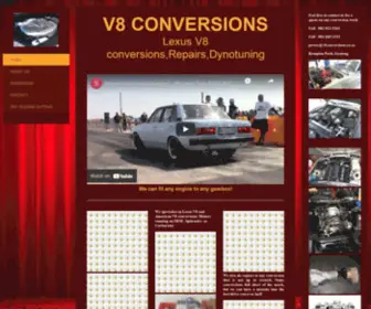 V8Conversions.co.za(V8 CONVERSIONS Template) Screenshot