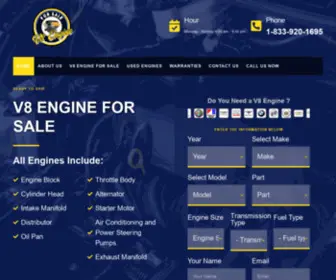 V8Engineforsale.com(V8 Engine For Sale) Screenshot