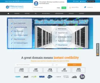 V9Hosting.com(Best Dedicated Server Hosting% Fast and Cheap Servers) Screenshot