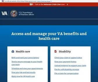 VA.gov Screenshot