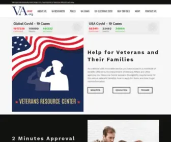 VA.org(Veterans Authority) Screenshot