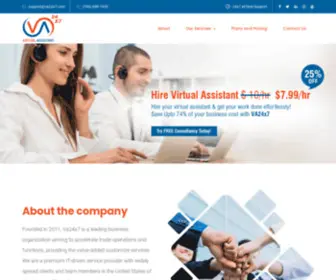 VA24X7.com(Virtual Assistant Services USA) Screenshot