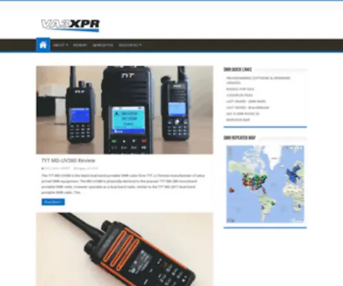 VA3XPR.net(Toronto's Ham Radio DMR Repeater Connection) Screenshot
