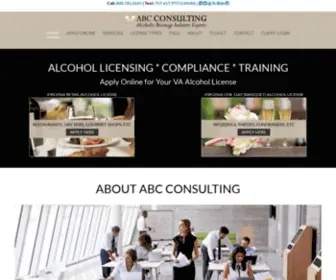 VAABC.com(Virginia Alcohol Licensing) Screenshot