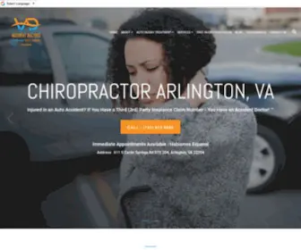 Vaaccidentdoctor.com(Jefferson Spine & Injury Center) Screenshot