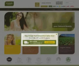 Vaadiherbals.com(Vaadi Herbals enhances and protects Natural Beauty) Screenshot