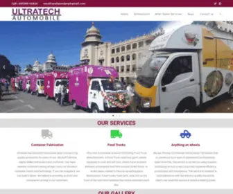 Vaahanudyog.com(Professional food truck Manufacturer) Screenshot